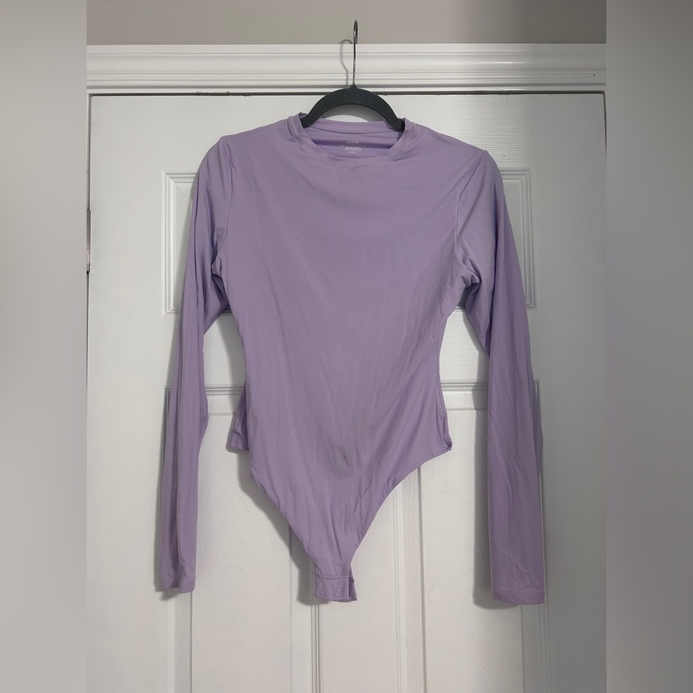 SKIMS Lavender Long Sleeve Bodysuit